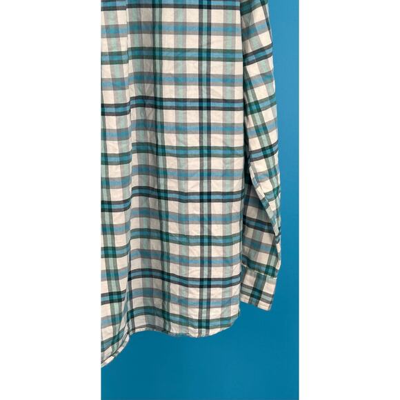 SaddleBred Oxford Check Multi-Color Long Sleeve Button-Up Men’s Shirt XLarge - Picture 9 of 11